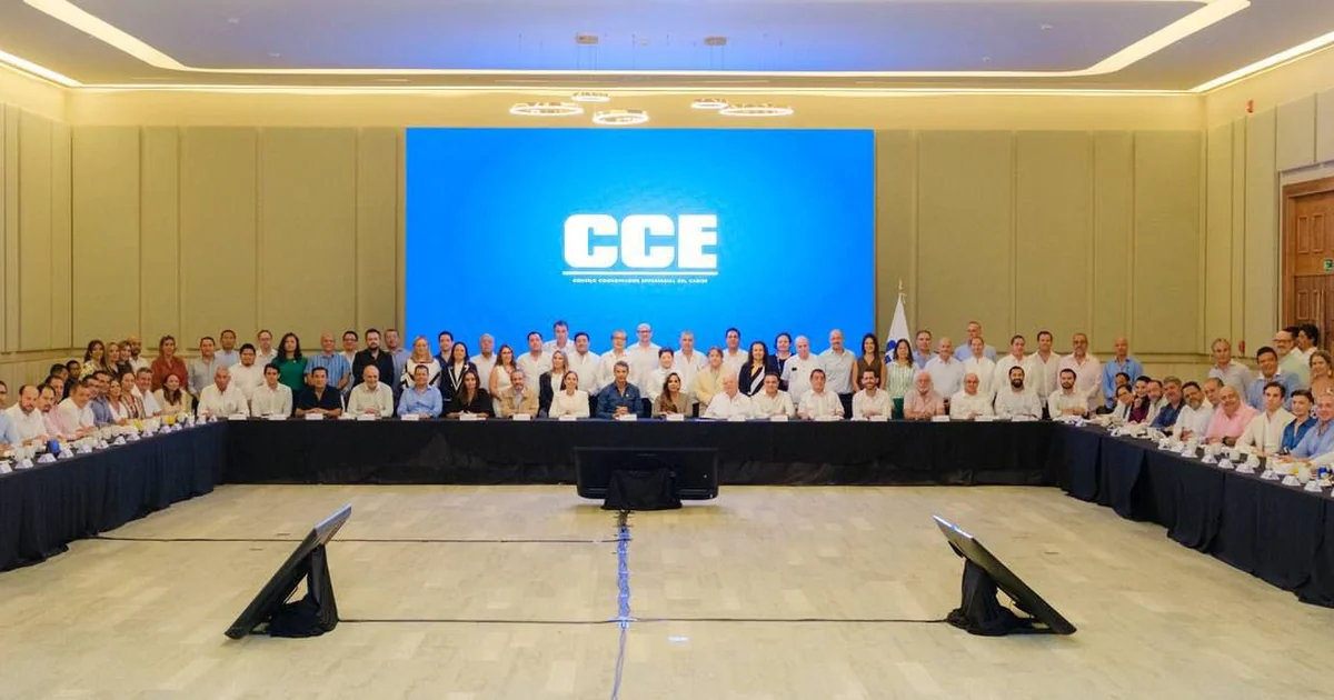 Reunión del Consejo Coordinador Empresarial del Caribe sobre el Distrito Financiero de Cancún